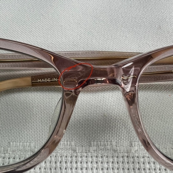 TOMS Eyewear Glasses Frames with Case EUC‎ Pink Blush 50-19-147 - Picture 11 of 15